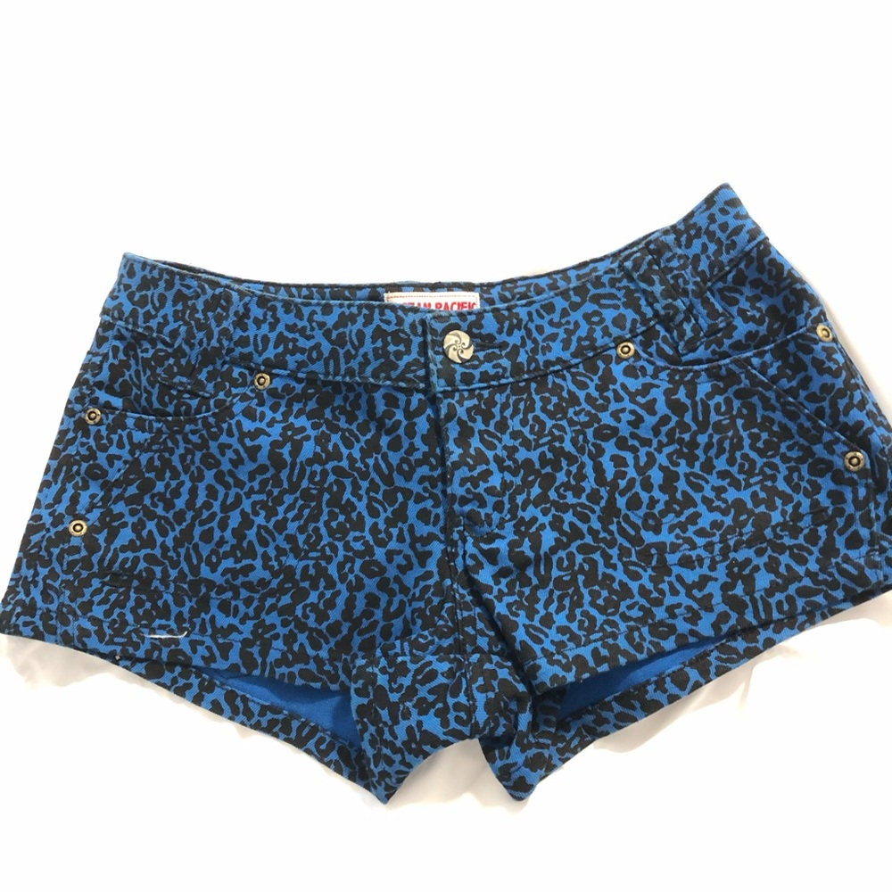 Blue print shorts